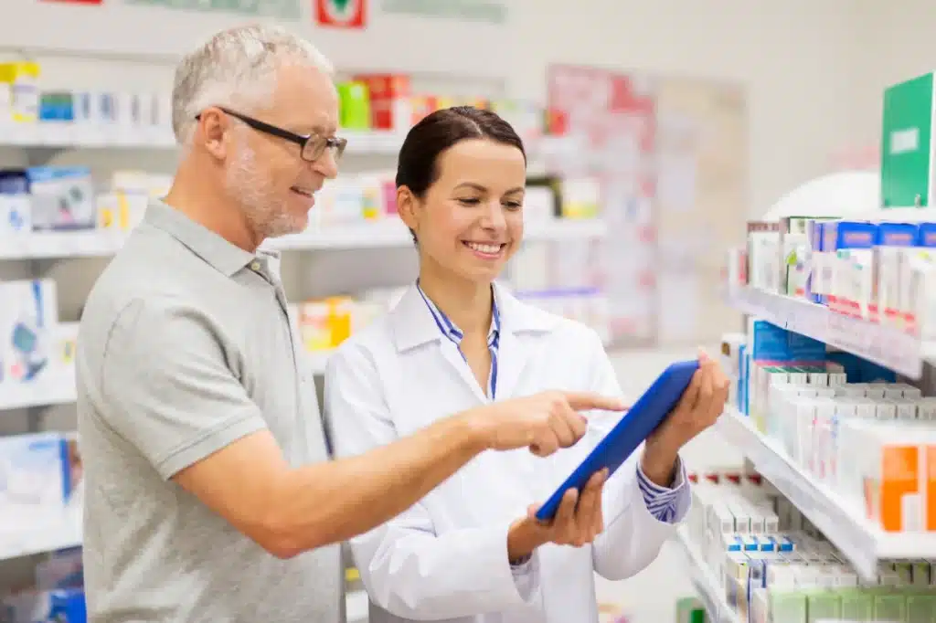 Pharmedio Farmaceuta Pacjent Doradzanie Porada Obsługa pacjenta